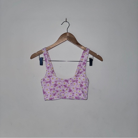 ZARA US Small Pink Floral Bra Top - Picture 1 of 9